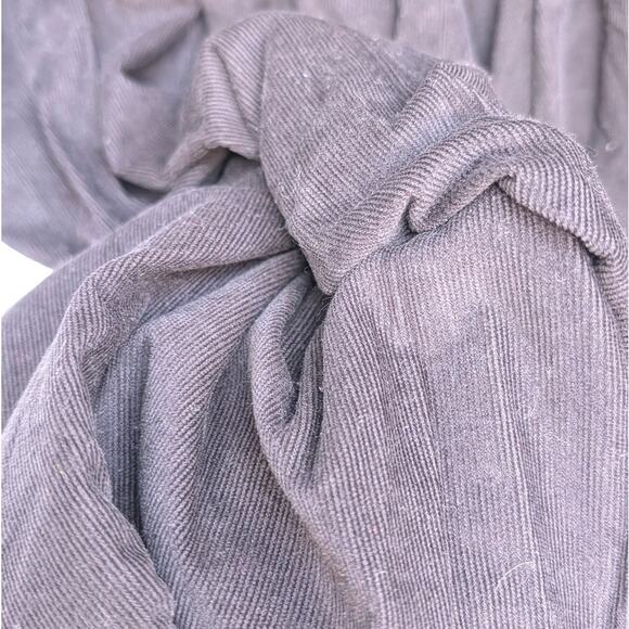 Suzie Kondi Kyria Skirt Womens L Black Pleated Cotton-Corduroy A-line Midi - Picture 5 of 10